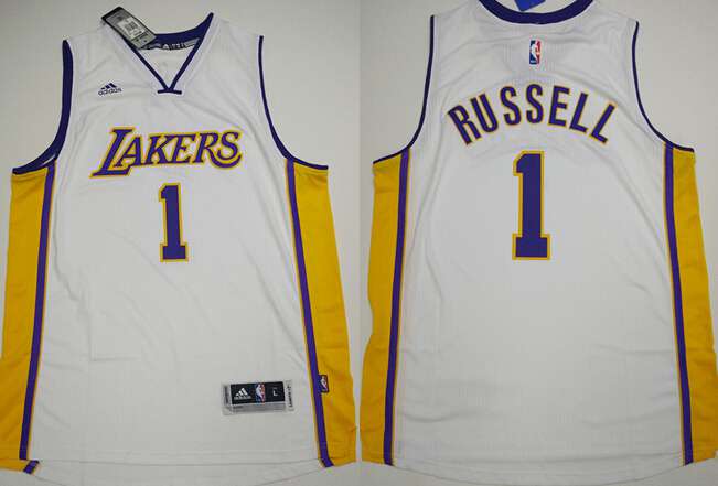 D'Angelo Russell Revolution Los Angeles Lakers white jersey