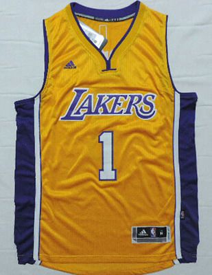 D'Angelo Russell Revolution Los Angeles Lakers yellow jersey