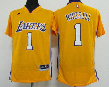 D'Angelo Russell Revolution Los Angeles Lakers yellow jersey