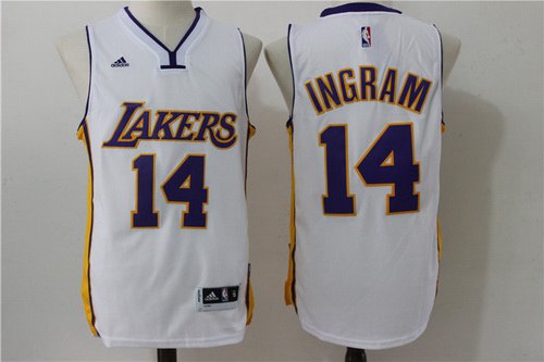 Brandon Ingram Los Angeles Lakers white jersey