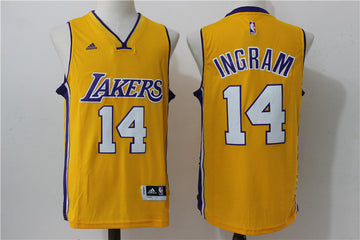 Brandon Ingram Los Angeles Lakers yellow jersey