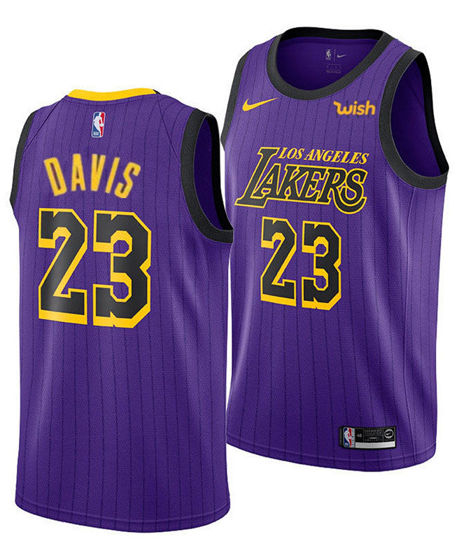 Anthony Davis Los Angeles Lakers purple jersey