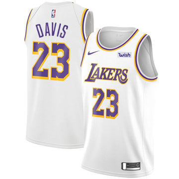 Anthony Davis Los Angeles Lakers white jersey