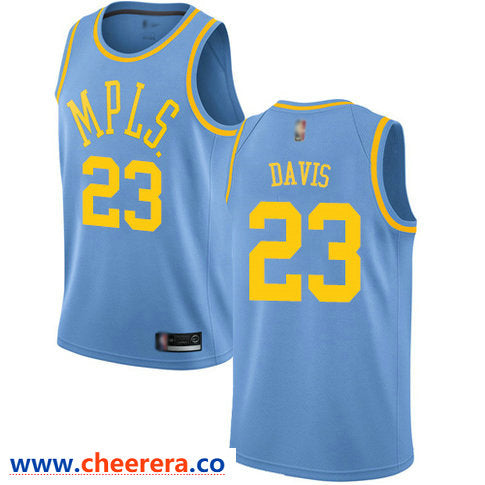 Anthony Davis Los Angeles Lakers royal jersey