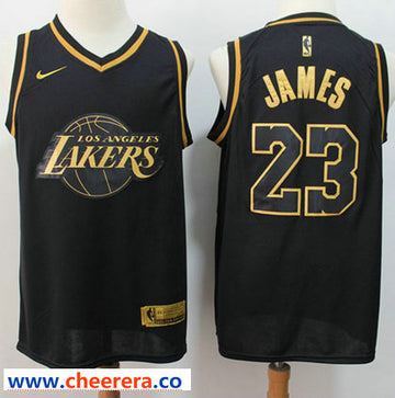 LeBron James Los Angeles Lakers black Limited jersey