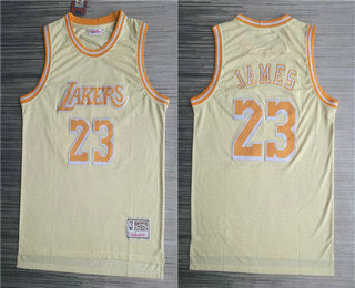 LeBron James Los Angeles Lakers gold Limited jersey