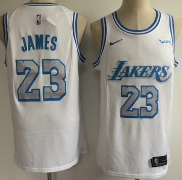 LeBron James Los Angeles Lakers white jersey