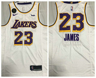 LeBron James Los Angeles Lakers white jersey