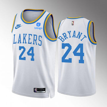 Kobe Bryant Los Angeles Lakers white Classic jersey