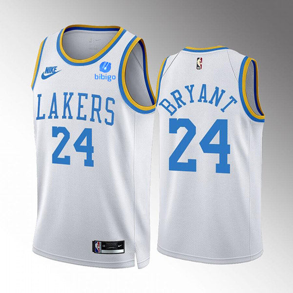 Kobe Bryant Los Angeles Lakers white Classic jersey