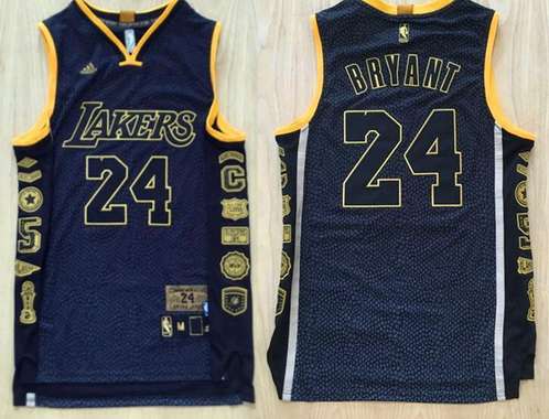 Kobe Bryant Los Angeles Lakers black jersey