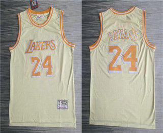 Kobe Bryant Los Angeles Lakers gold Limited jersey