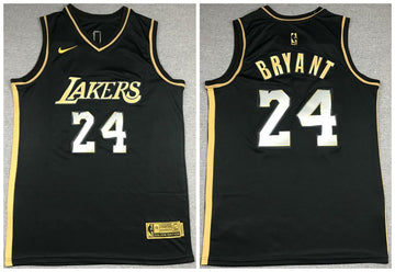 Kobe Bryant New Los Angeles Lakers black jersey