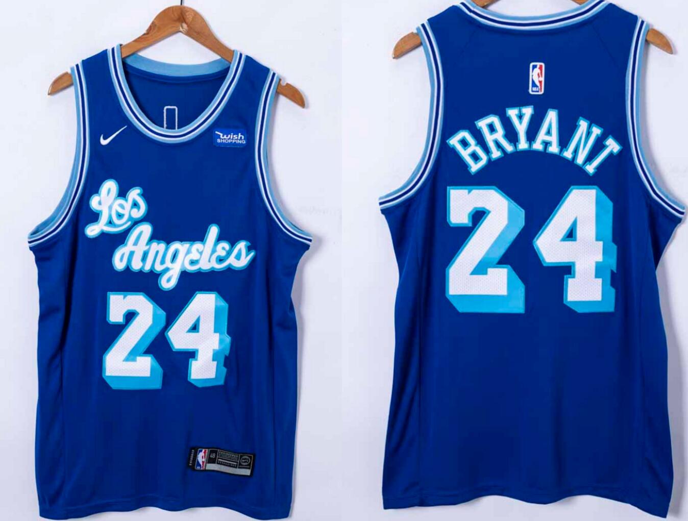 Kobe Bryant Nike Los Angeles Lakers blue jersey