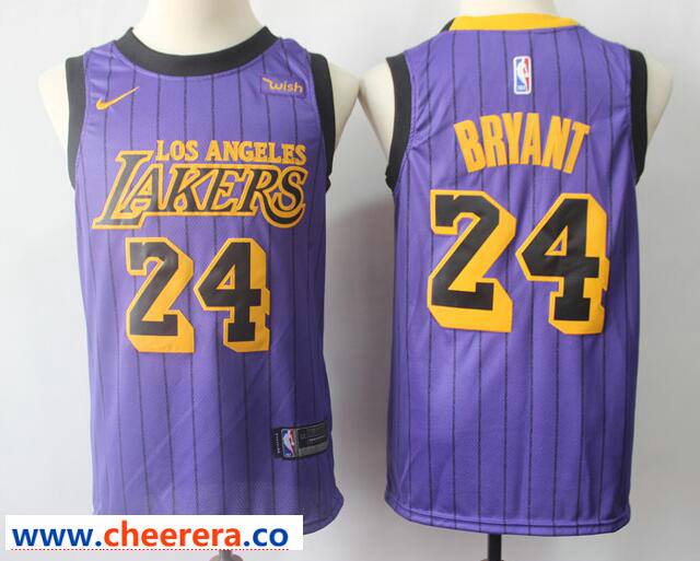 Kobe Bryant Nike Los Angeles Lakers purple jersey