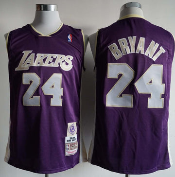 Kobe Bryant Los Angeles Lakers purple Throwback jersey