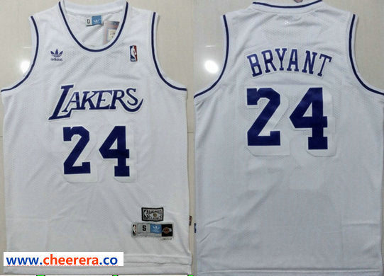 Kobe Bryant Los Angeles Lakers white jersey