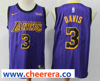 Anthony Davis Los Angeles Lakers purple jersey