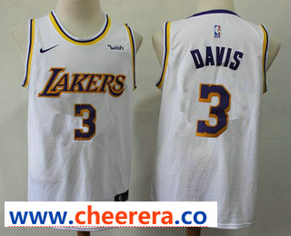 Anthony Davis Los Angeles Lakers white jersey