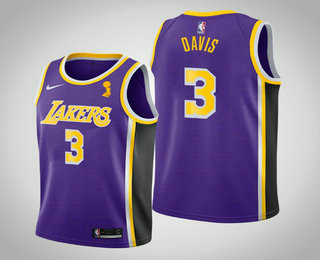 Anthony Davis Los Angeles Lakers purple jersey