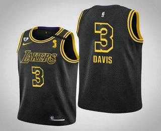 Anthony Davis Los Angeles Lakers black jersey