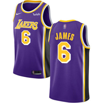LeBron James Los Angeles Lakers purple jersey
