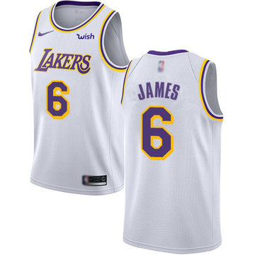 LeBron James Los Angeles Lakers white jersey