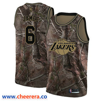 LeBron James Los Angeles Lakers camo Camo jersey