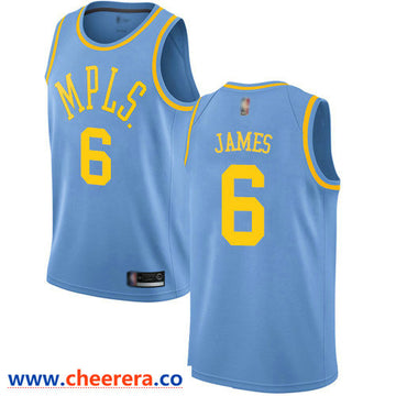 LeBron James Los Angeles Lakers royal jersey