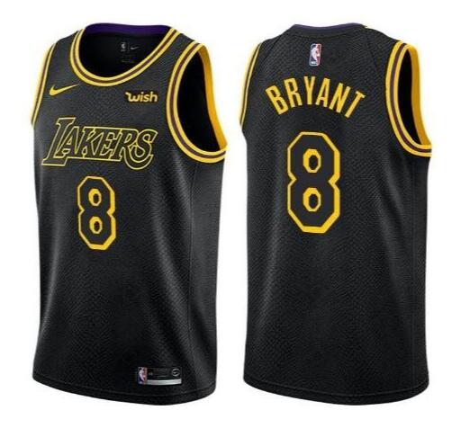 Kobe Bryant Los Angeles Lakers black jersey