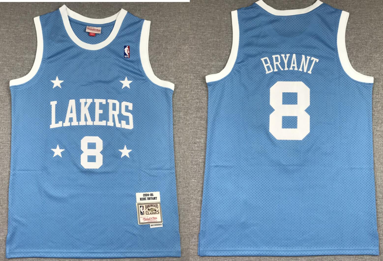 Kobe Bryant Los Angeles Lakers blue Throwback jersey