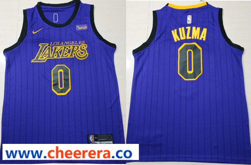 Kyle Kuzma Los Angeles Lakers purple jersey