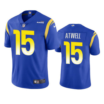 Tutu Atwell Los Angeles Rams royal Vapor jersey