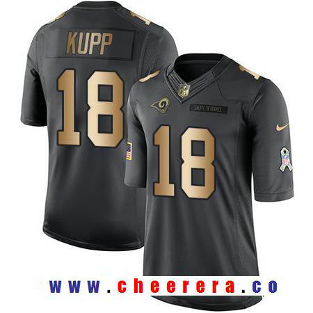 Cooper Kupp Los Angeles Rams anthracite Salute To Service jersey