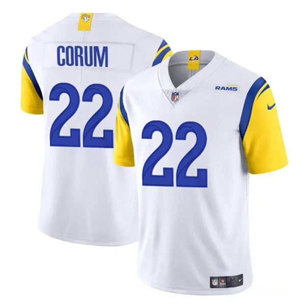 Blake Corum Los Angeles Rams white Vapor jersey