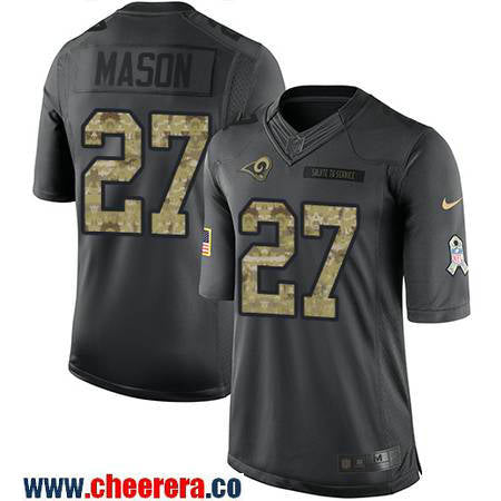 Tre Mason Los Angeles Rams black Salute To Service jersey