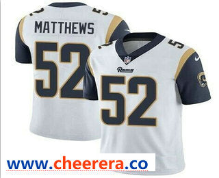 Clay Matthews Los Angeles Rams white Vapor jersey