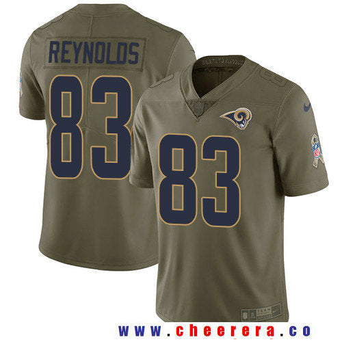 Josh Reynolds Los Angeles Rams olive Salute To Service jersey