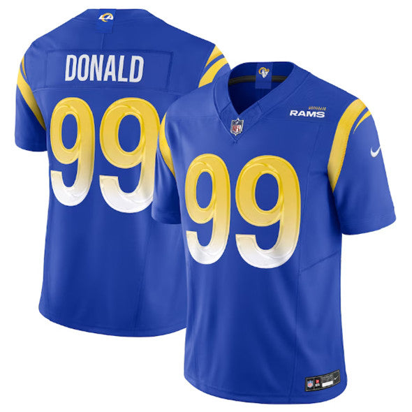 Aaron Donald Los Angeles Rams royal Vapor jersey