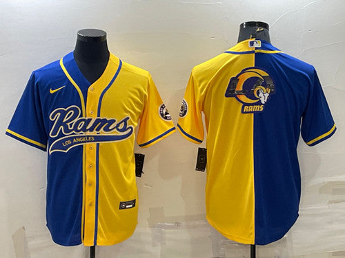 Los Angeles Rams royal Split jersey