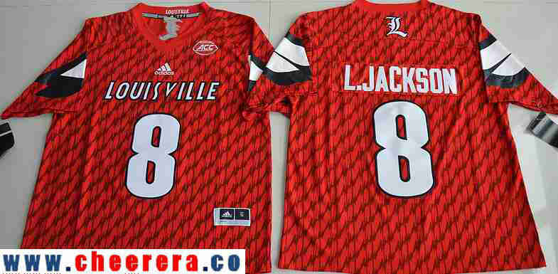 Lamar Johnson Louisville Cardinals red jersey
