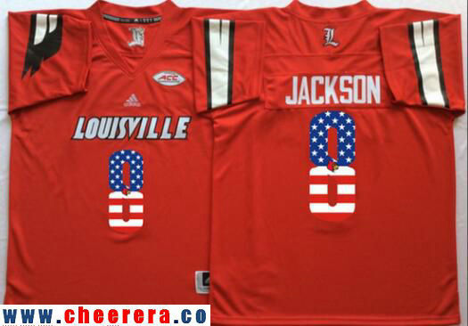 Lamar Johnson Louisville Cardinals red Fashion jersey