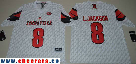 Lamar Johnson Louisville Cardinals white jersey