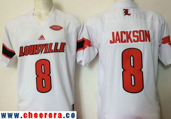 Lamar Johnson Louisville Cardinals white jersey