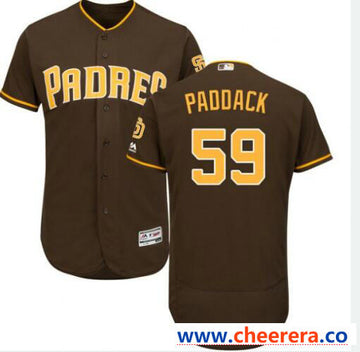 MLB Chris Paddack San Diego Padres brown jersey