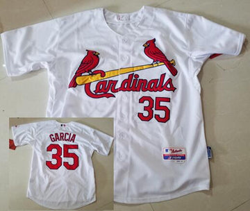 MLB Garcia St. Louis Cardinals white jersey