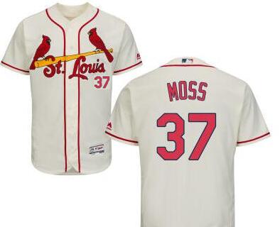 MLB Moss St. Louis Cardinals cream jersey