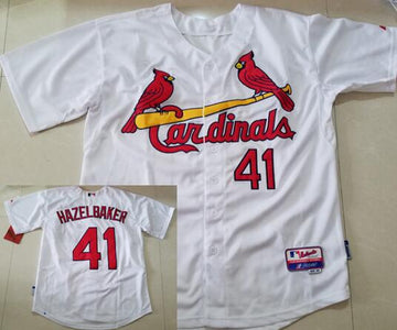 MLB Hazelbaker St. Louis Cardinals white jersey