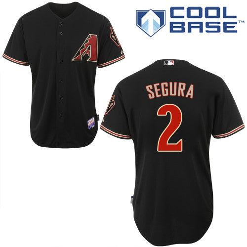 Majestic Jean Segura Arizona Diamondbacks black Alternate jersey
