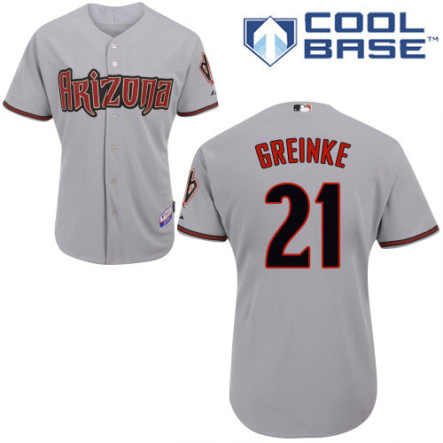 Majestic Zack Greinke Arizona Diamondbacks Arizona Diamondbacks grey jersey